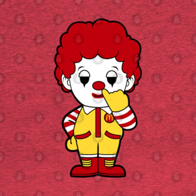 Funny Ronald Mcdonalds by mighty corps studio